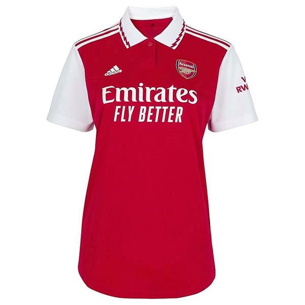 Camiseta Arsenal Replica Primera Ropa Mujer 2022/23 Rojo